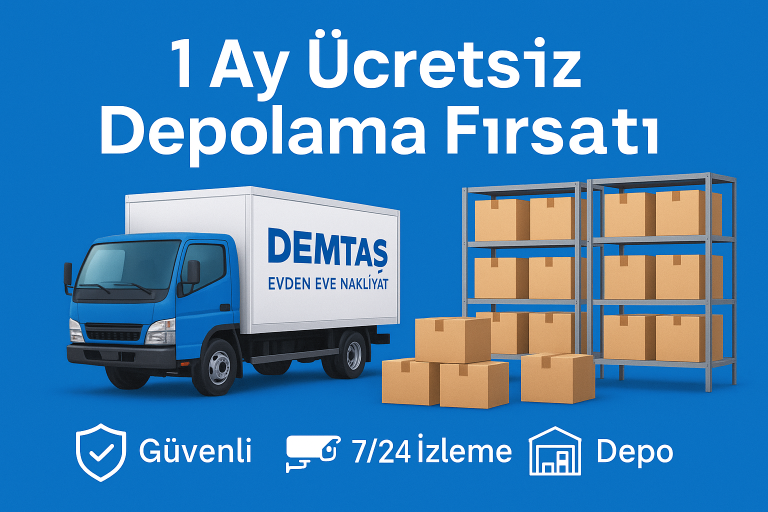 1 Ay Ücretsiz Depolama Fırsatı