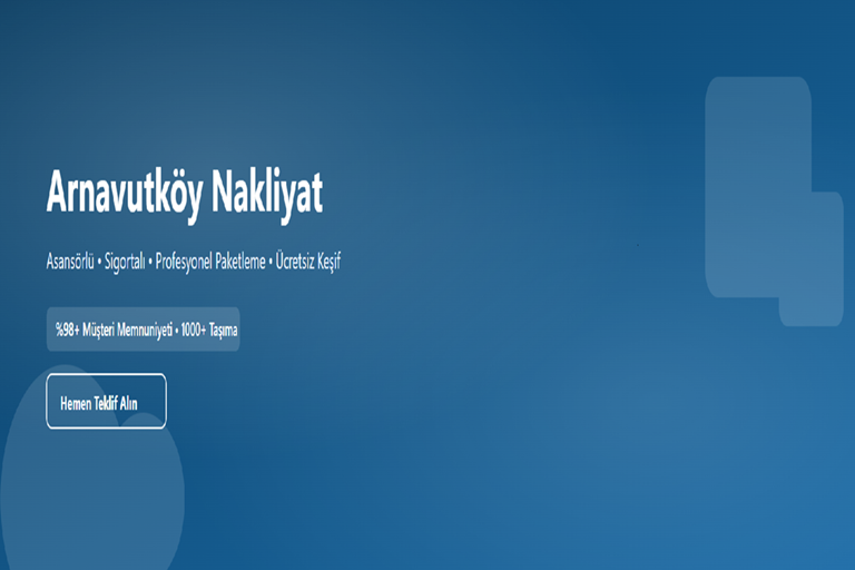 Arnavutköy Evden Eve Nakliyat