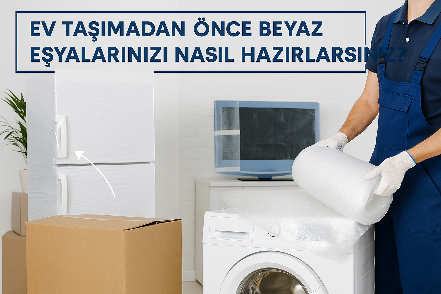 Beyaz Eşyalarınızı Taşımaya Nasıl Hazırlarsınız